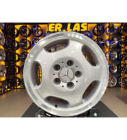 4 Adet MERCEDES ORIJINAL 6.5*15 5*112 ET37 66.6 SILVER JANT REVİZE EDİLMİŞ (Takım)