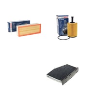 Bosch Filtre Bakım Seti Volkswagen Jetta 3 2.0 TDI Dizel 2007-2010 Hava + Yağ F. + Polen Filtre Bosch