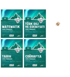 Okyanus 11. Sınıf Iceberg Matematik Edebiyat Tarih ve Coğrafya 4lü Set Soru Bankası + Telefon Standı