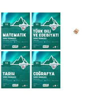 Okyanus 11. Sınıf Iceberg Matematik Edebiyat Tarih ve Coğrafya 4lü Set Soru Bankası + Telefon Standı
