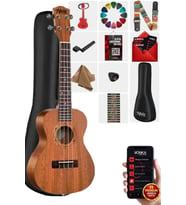 Midex TN-26M Set Maun Tenör Ukulele (Metod Nota Sticker Askı Pena)