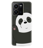 Vivo Y22 Kılıf Silikon Desen Özel Seri Hello Panda 1709