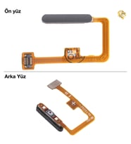 Xiaomi Mi 11 Lite Uyumlu Parmak İzi Filmi Gri Parmak İzi Sensörü Parmak İzi Okuyucu Home Tuşu Flexi