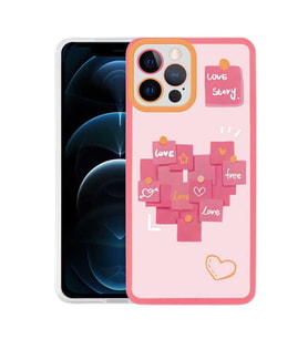 Uyumlu Model Apple iPhone 13 Pro Kılıf Desenli Renkli Figürlü Kapak