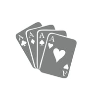 4 As Sticker17x17 Cm Gri