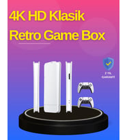Mey İthalat® Hdmi Çıkışlı Kablosuz 2 Kollu 4K Oyun Kutusu