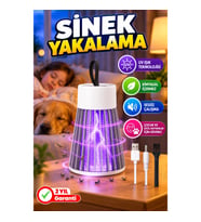 Çocuk ve Evcil Hayvanlar İçin UV Işıklı Elektrikli Sivrisinek Yakalama Lambası