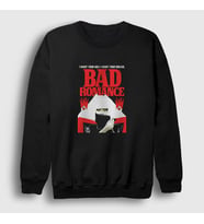 Presmono Unisex Siyah Bad Romance Müzik Lady Gaga Sweatshirt