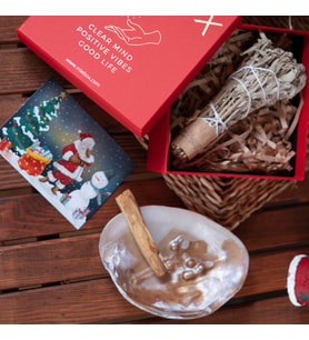 Enerji Ritüel Seti - Wish Kit ( İncili Sedef Tütsülük +  Palo Santo Tütsü + Adaçayı Tütsü)
