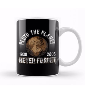 Vintage Pluto (1930 2006) Never Forget Distressed Kupa Bardak Porselen