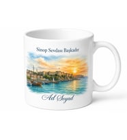Sinop Şehir Hatırası Fotoğraflı Kupa Bardak Hediye Anı Hatıra Bardağı