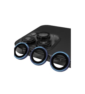Apple İphone 15 Pro Max Raze Metal Kamera Lens - Lacivert