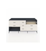 Kronos Konsol 2 Raflı 7 Çekmeceli  220x59x99 Antrasit-Aytaşı/Aytaşı