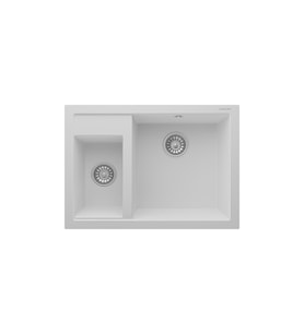 Onıx 2B 765 Granit Eviye (Super White) (Beyaz)