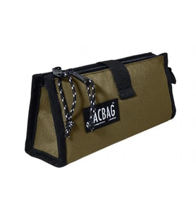 Jacbag Twin Masa Üstü Çift Bölmeli Kalem Çantası - Haki Yeşil