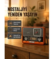 Vintage Radyo - Nostaljik Tasarım Ve Modern Teknoloji Bir Arada