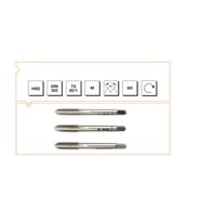Makina Takım HSS DIN352 3'lü El Kılavuzu M4(6H) - MTE B00100040400