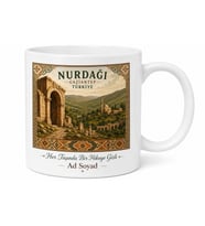 Nurdağı Tarihi Dokusu ve Doğası Antep Hatırası Kupa Bardak Hediye