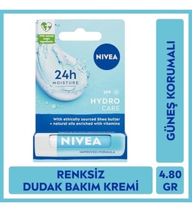 Med Repair Dudak Bakım Kremi, 24 Saat Nem,Doğal Yağlar,Spf 15 (4,8 Ml) + Hydro Care Dudak Bakım Kre