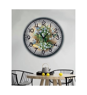 bilge Tasarım RETRO Duvar Saati 40 x 40 CM (Karışık)