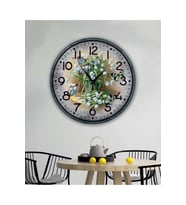 bilge Tasarım RETRO Duvar Saati 40 x 40 CM (Karışık)