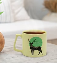 BK Gift Kişiye Özel İsimli Pastel Sarı Middle Kupa Bardak, Arkadaşa Hediye, Ev Hediyesi, Doğum Günü Hediyesi, Ofis Hediyesi-2
