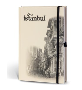 Eski İstanbul journal Çizgili Lastikli Cumbalı