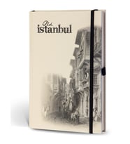 Eski İstanbul journal Çizgili Lastikli Cumbalı