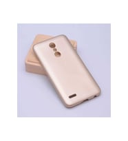 LG K11 Uyumlu Kılıf Zore Premier Silikon Kapak (Gold)