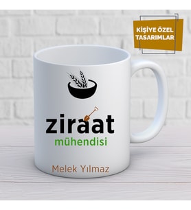 ziraat mühendisi özel tasarım kupa bardak