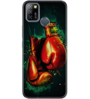 Infinix Smart 5 Kılıf Silikon Desen Boks Eldiveni 1763