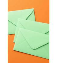 Minik Zarf, 7X9 Cm 50 Adet (Su Yeşili) 7 X 9