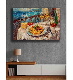 Koç stüdyo Modern tasarım kanvas tablo 50x70 (Çok Renkli)