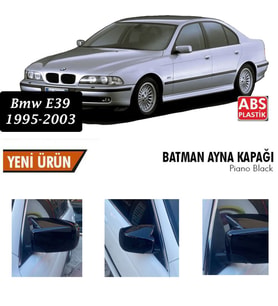 Bmw E39 Yarasa Ayna Kapağı Batman Parlak Siyah Piano Black