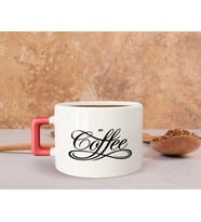 BK Gift Kişiye Özel İsimli Pembe Kulplu Çay & Kahve Fincanı-3, Arkadaşa Hediye, Sevgiliye Hediye