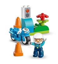 Nessiworld  DUPLO Kasabası Mavi Polis Motosikleti 10471