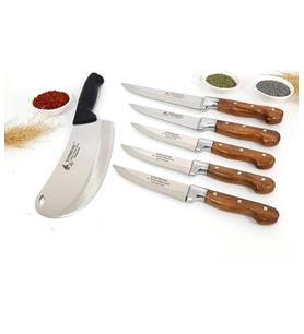 Sürmene mutfak bıçak soğan satırlı 6 lı set