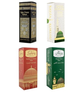 Kabe Örtüsü Kokusu Medine Ravza Kokusu Kubbetül Sahra Kokusu Ve Mescidi Aksa Kokusu Sprey 400 Ml. (Siyah)