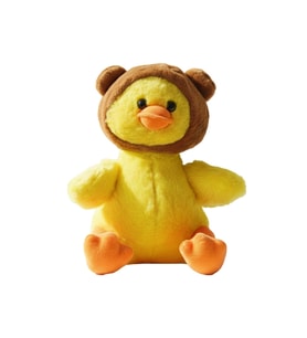 Sevimli Şapkalı Peluş Ördek 30 cm Oyuncak Uyku Arkadaşım (Çok Renkli)