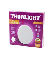THORLIGHT S-236 36W 22CM BEYAZ LED PANEL SIVA ALTI AYARLI MANDALLI 6400K - 2700LM - 18000 SAAT - 2835 SMD (5680)