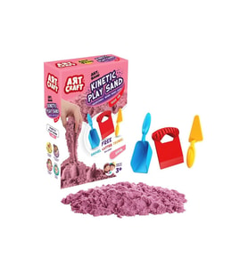 03693 AKSESUARLI PEMBE KİNETİK OYUN KUMU 1000 GR