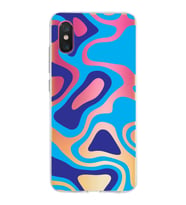 Xiaomi Mi 8 Pro Uyumlu Kapak Renkli Desen Tasarımlı Şeffaf Silikon Kılıf