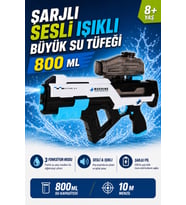 Şarjlı Sesli Işıklı Büyük Su Tüfeği 800 ML