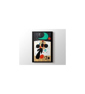 Joan Miro - Interieur Et Nuit Tablo - 106243 - 50x70 Cm