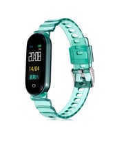Xiaomi Mi Band 6 Uyumlu Kordon Şeffaf Renkli Transparan KRD-27 Kayış