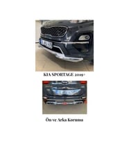 Çmk Kia Sportage 2019+ Ön Ve Arka Tampon Koruması