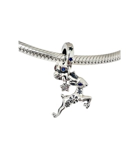 Yeniyıl Geyiği Charm  925 Ayar Gümüş