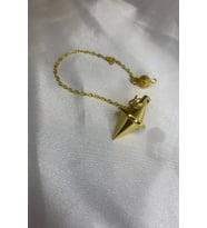 Pirinç Pandül Sarkaç Metal Topaç (Gold)