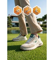Walkway Beyaz Hafızalı Taban Hafif Esnek Unisex Spor Ayakkabı Muveon G