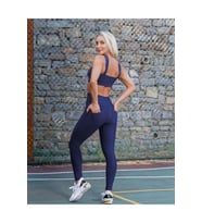 Lacivert Arkada Cepli Spor Tayt